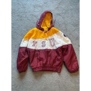 Vintage 90s Very Rare Florida State FSU Starter Style  Match1 Jacket Men's L
